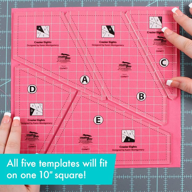Creative Grids Crazier Eights Templates CGRMT7