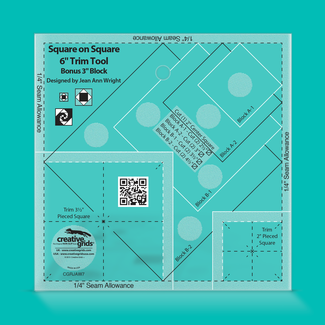 Creative Grids Creative Grids 6" Square on Square Trim Tool CGRJAW7