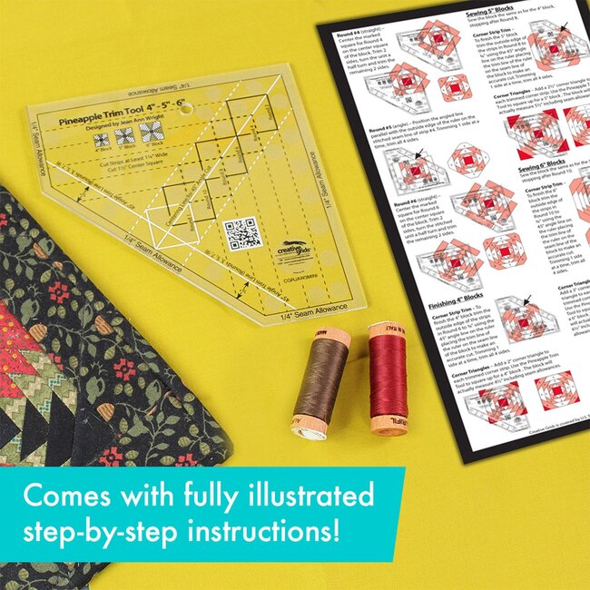 Creative Grids Pineapple Trim Tool Mini CGRJAW3MINI