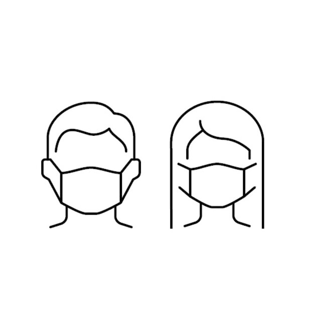 Creative Grids Face Mask Template 3 Sizes in 1 CGRFACE