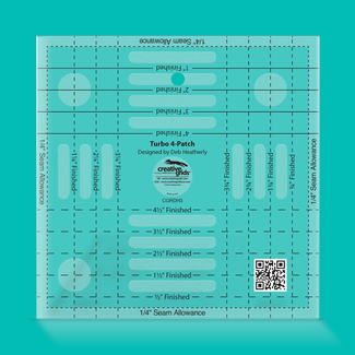 Creative Grids Creative Grids Turbo 4-Patch Template CGRDH3