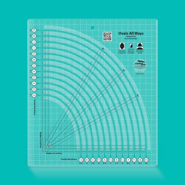 Creative Grids Ovals All Ways CGRKAOVAL