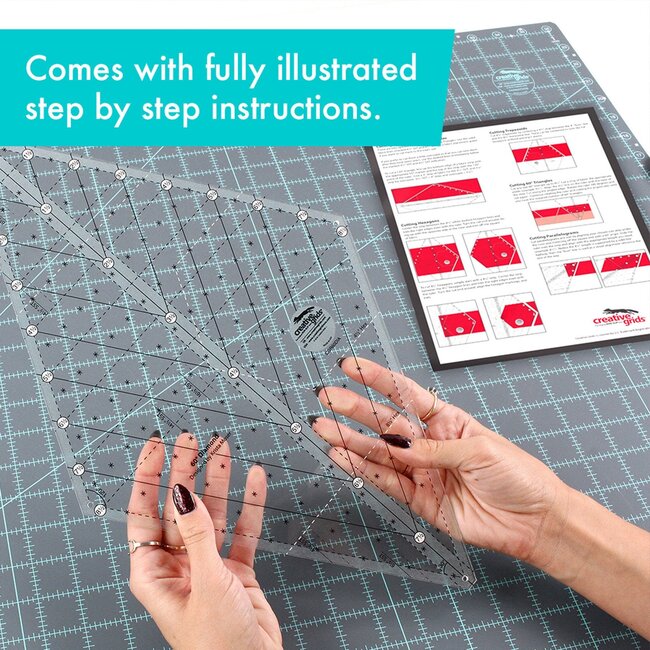 Creative Grids 60 Degree Diamond Ruler CGR60DIA