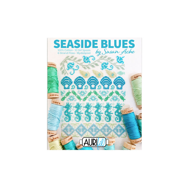 Seaside Blues  - 10 Spools Aurifil Floss