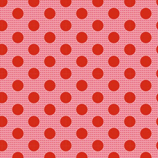 Tilda Tilda Basics, Medium Dots, Salmon 130028 $0.20 per cm or $20/m