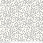 Riley Blake Designs Goose Tales, Scattered Dots Off White, per cm or $20/m Halloween