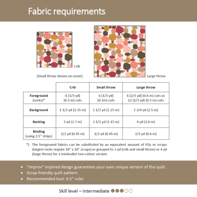 River Rocks Quilt Pattern