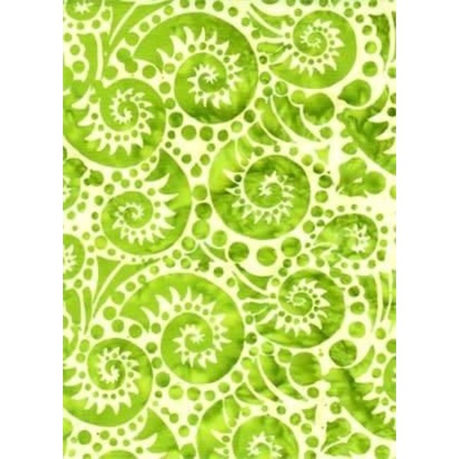 Dots Are Sew Fun, Fiddlehead, Green 3239 $0.19 per cm or $19/m