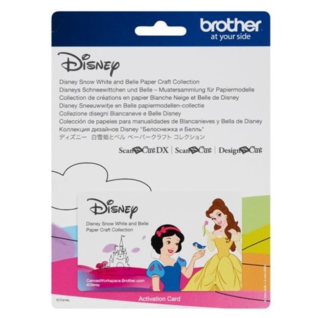 Brother Disney Snow White and Belle Paper Craft Collection  for Scan n Cut