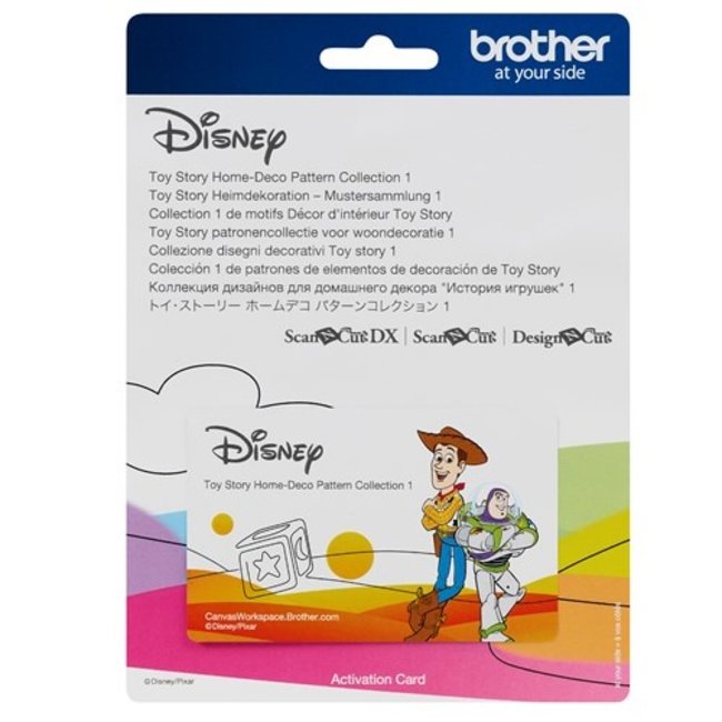 Brother Disney Toy Story Home-Deco Pattern Collection 1 for Scan n Cut