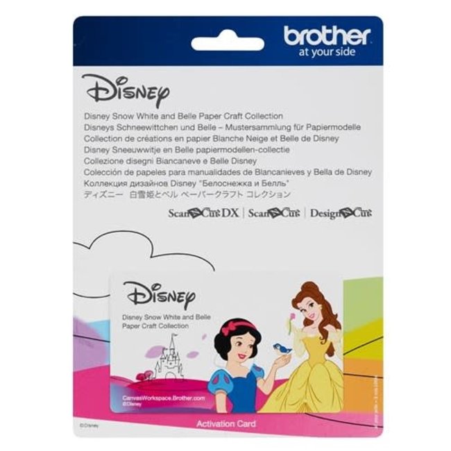 Brother Disney Snow White and Belle Paper Craft Collection  for Scan n Cut Discontinued