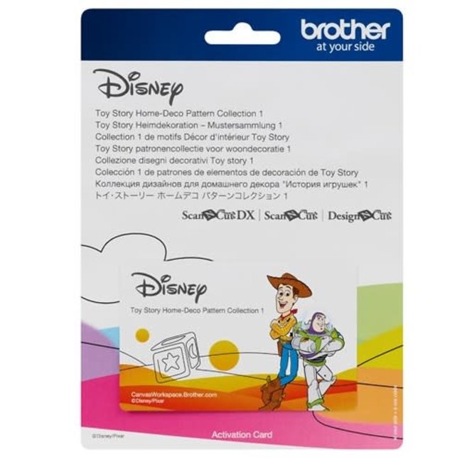 Brother Disney Toy Story Home-Deco Pattern Collection 1 for Scan n Cut Discontinued
