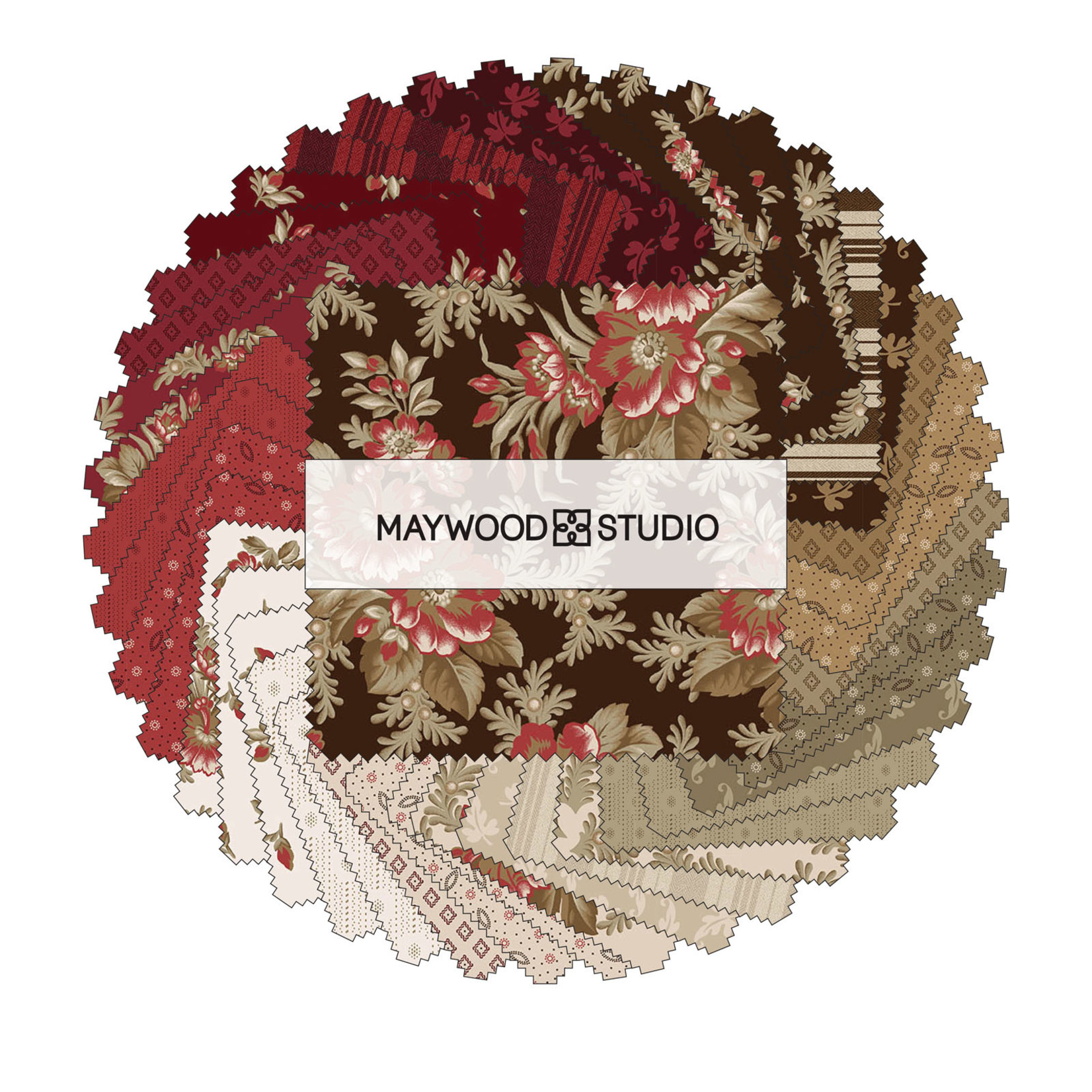 Maywood Doctors in Dresses, Ruby, Charm Pack 5" x 5" 42pcs