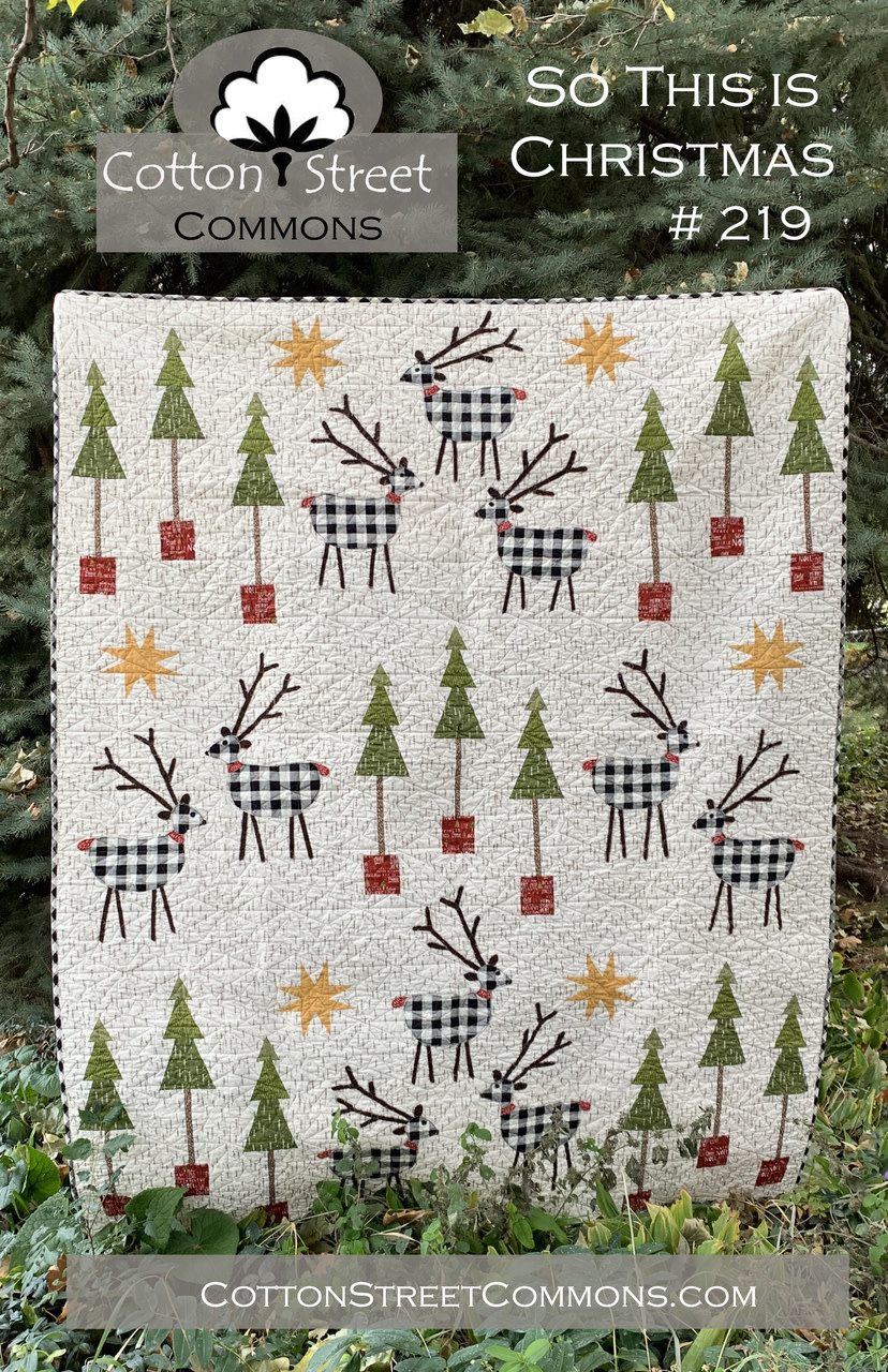 Cotton Street Commons So This is Christmas Pattern