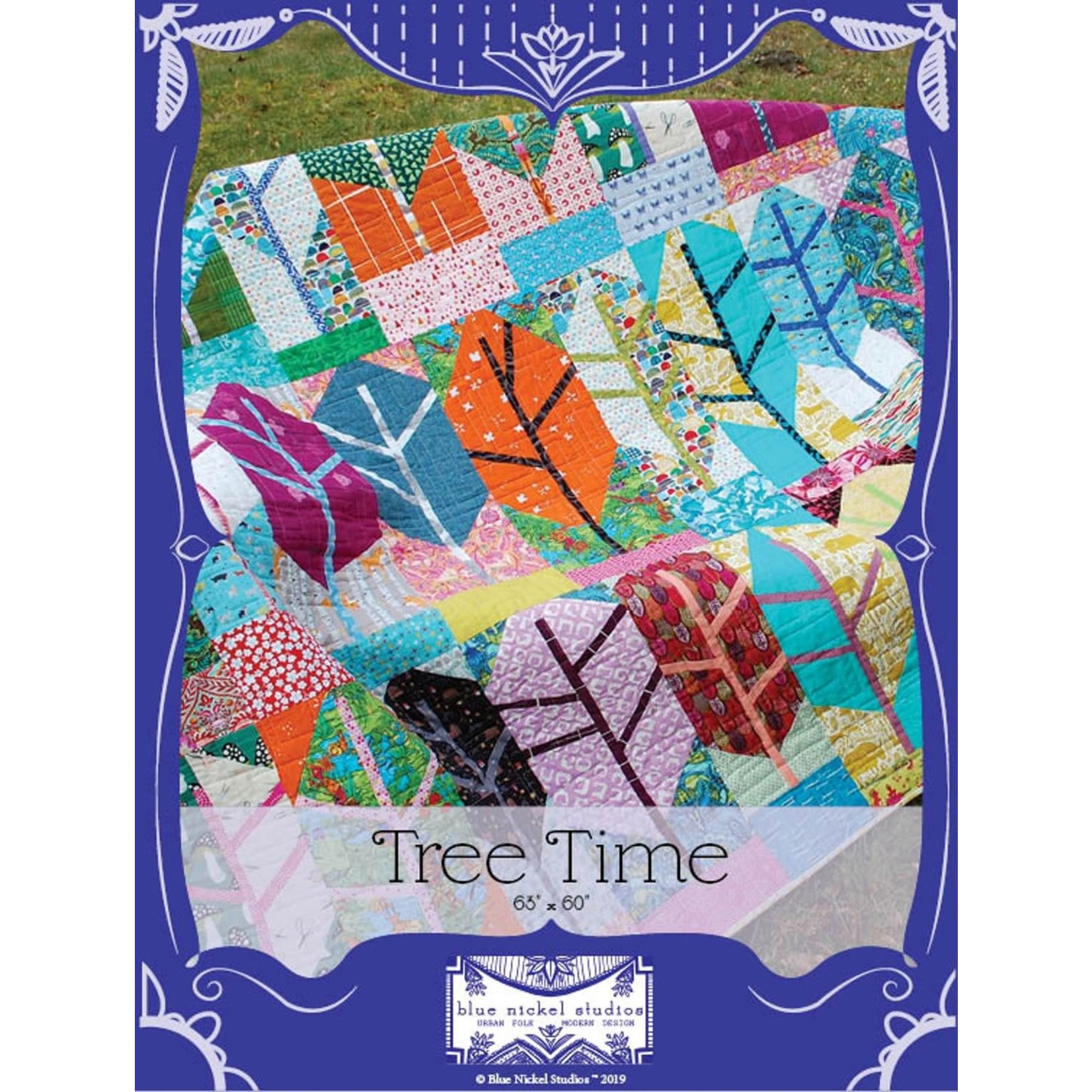Blue Nickle Studios Tree Time Pattern