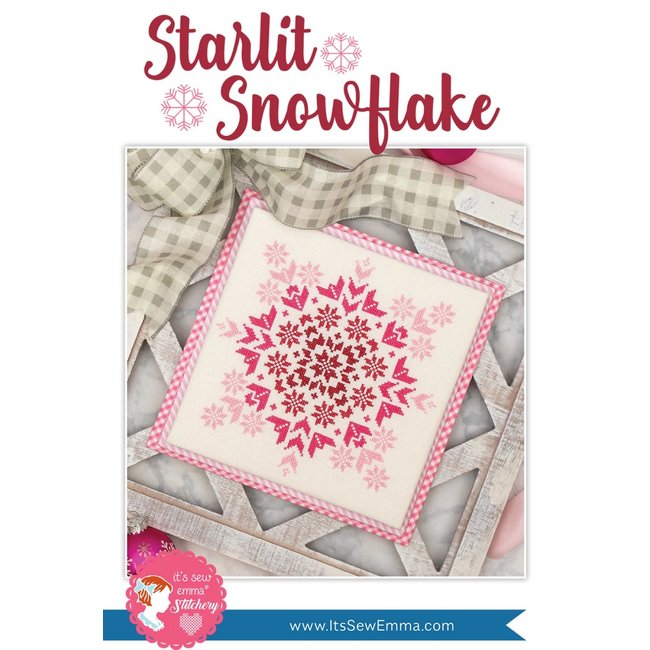 Starlit Snowflake Cross Stitch Pattern
