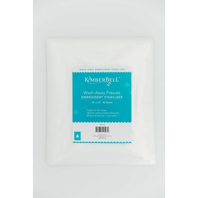 Wash-away Precut Stabilizer 12" x 10" (40 sheets)