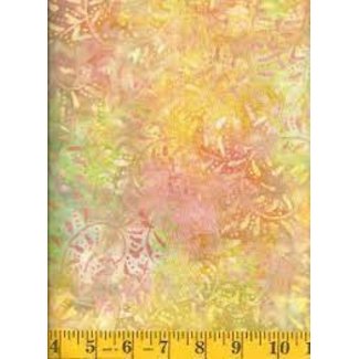 YELLOW ORANGE CURLING LEAVES CADOR BATIK 22135-857 $16/M