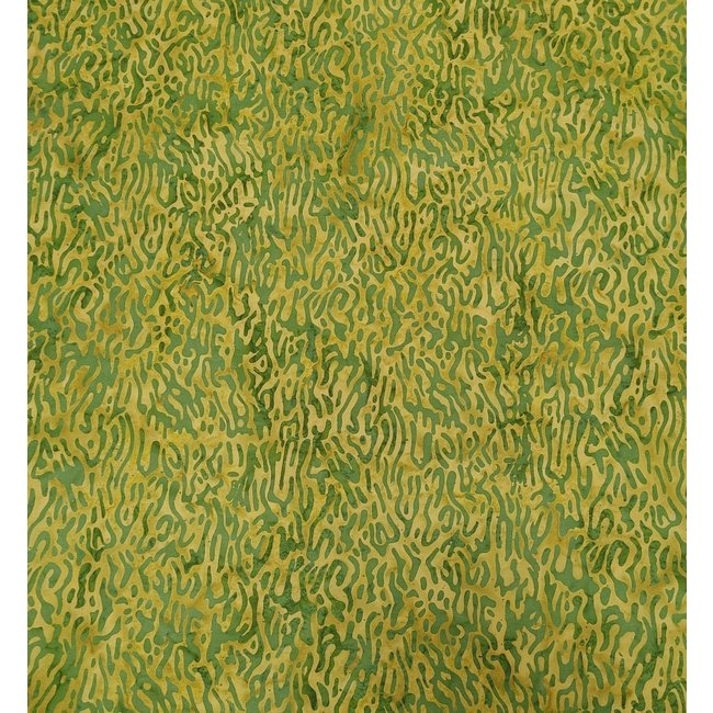 Batik by Mirah Nova Terra, Ripple Green NT-5-5732 $0.16 per cm or $16/m