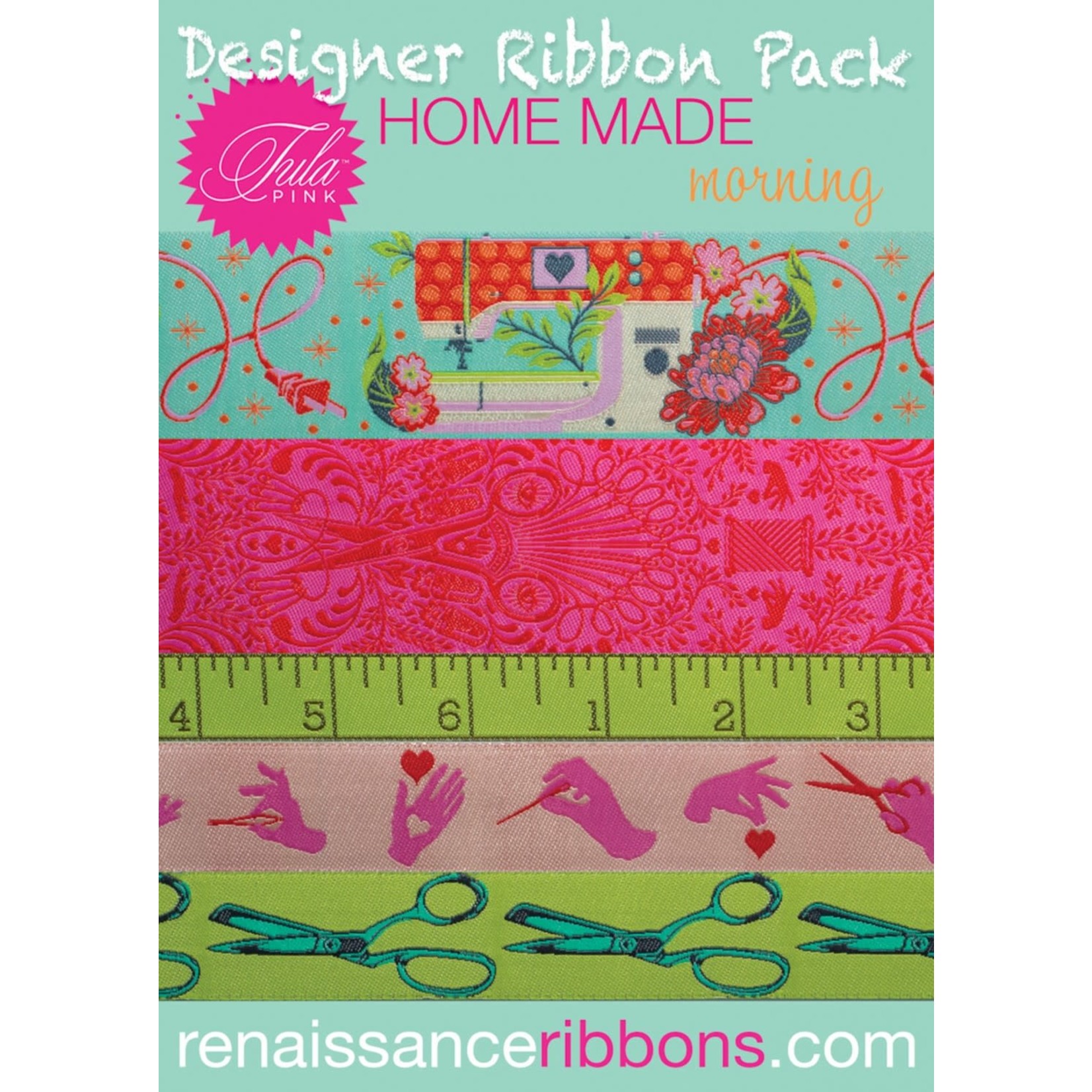 Tula Pink Tula Pink Home Made Morning Designer Ribbon Pack
