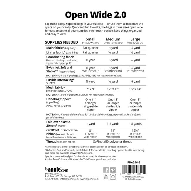 Open Wide 2.0 Pattern