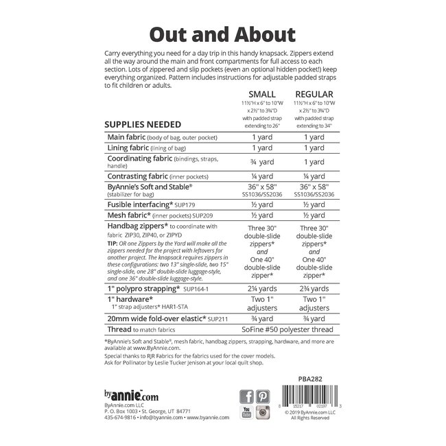 Out and About Pattern