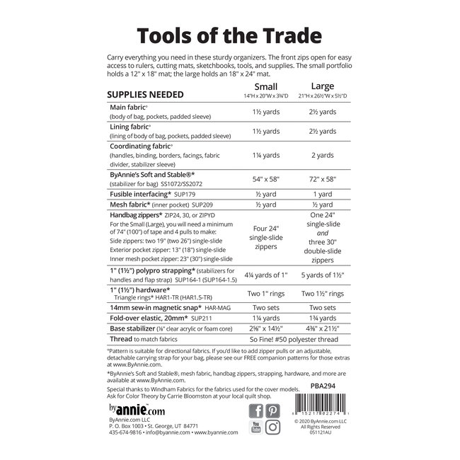 Tools of the Trade Pattern