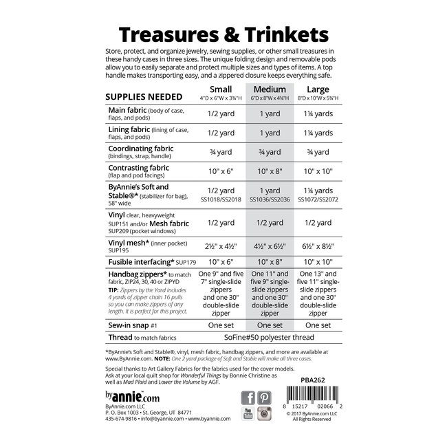Treasures & Trinkets Pattern