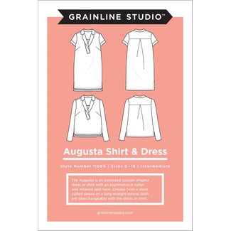 Grainline Studio AUGUSTA SHIRT & DRESS SIZES 0-18