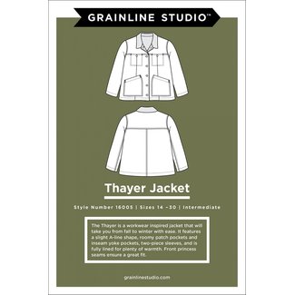 Grainline Studio THAYER JACKET PATTERN SIZES 14-30