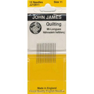 John James JOHN JAMES QUILTING SIZE 11 NEEDLES