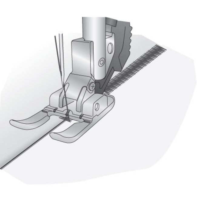 Pfaff Open Toe Applique Foot 6mm (D,E)