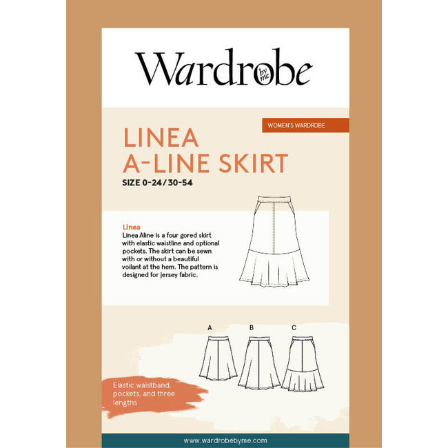 Linea A-Line Skirt Pattern 0-24 (30-54)