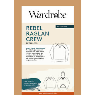 Wardrobe by Me Rebel Raglan Crew Pattern 2XS-3XL