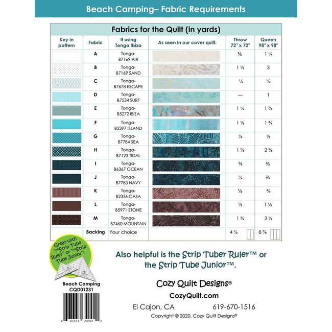 Beach Camping Pattern