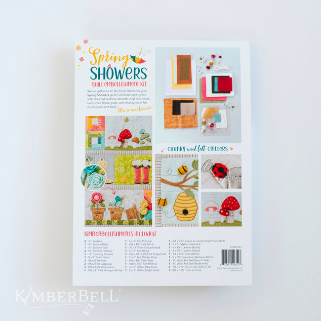 Kimberbell Spring Showers Embellishment Kit