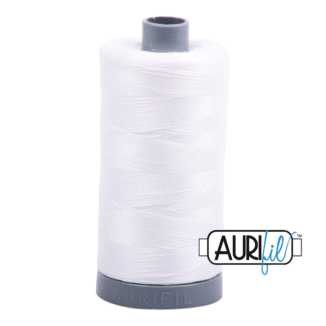 AURIFIL 28WT Natural White 2021