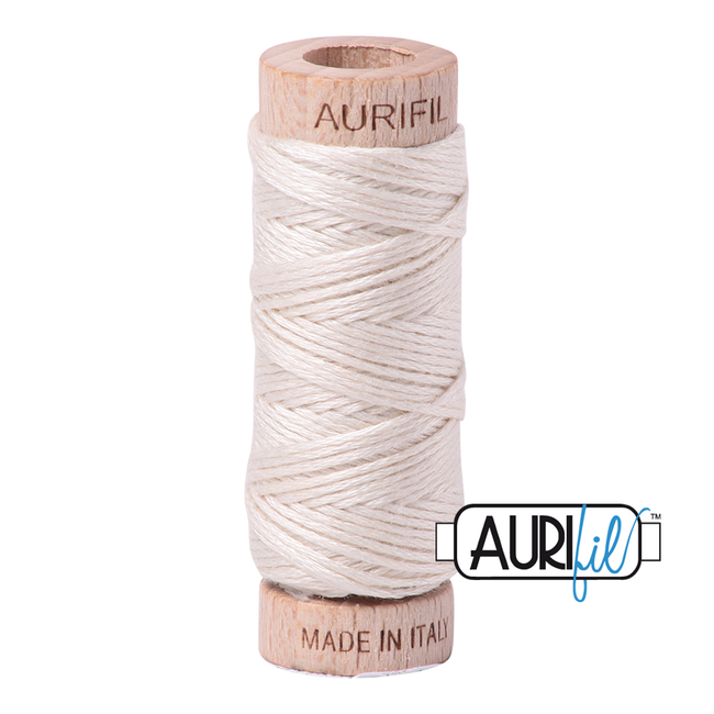 AURIFIL 6 STRAND FLOSS 18YDS 2309 Silver White