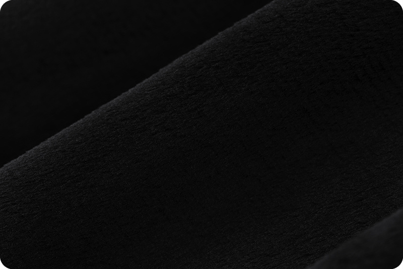 Shannon Fabrics Black Cuddle Minky 60 inches Wide $26/M