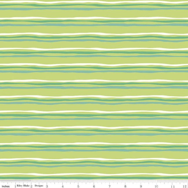 Riptide, Stripes, Lime (C10304-LIM) $0.11/cm or $11/m Sale