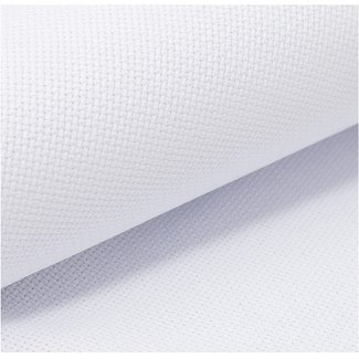 Aida Cloth, White, 14 count for Cross Stitch $0.25 per cm or $25/m