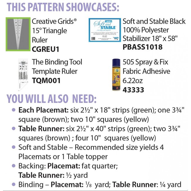 Sunny Days Table Toppers