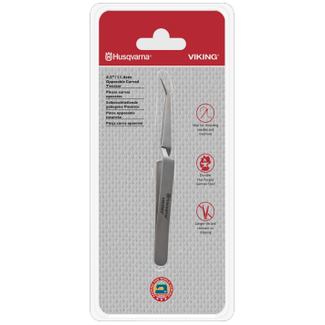 Husqvarna Viking 4.5” (11.4cm) Opposable Curved Tweezer