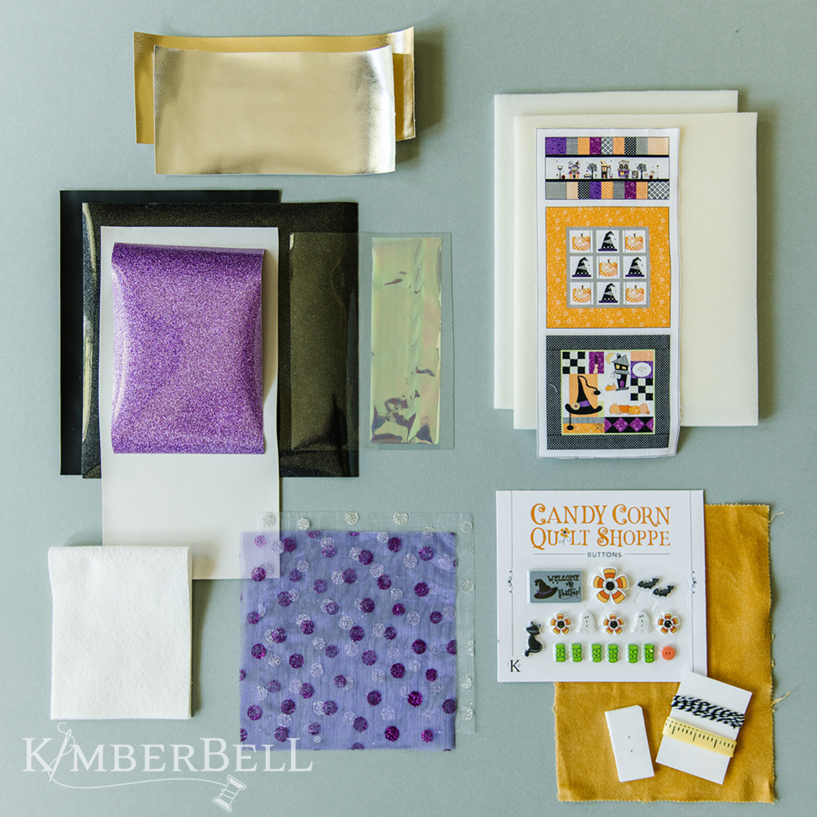 Kimberbell Designs Candy Corn Quilt Shoppe Embellishment Kit