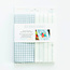 Discontinued, while supplies last Tea Towel Blanks, Gingham & Pinstripe, Grey & Cream