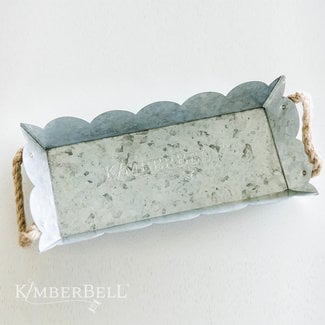 Kimberbell Designs Scalloped Metal Tray