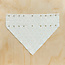 Pet Kerchief Blank, Set of 2 Grey and White, discontinued, while supplies last