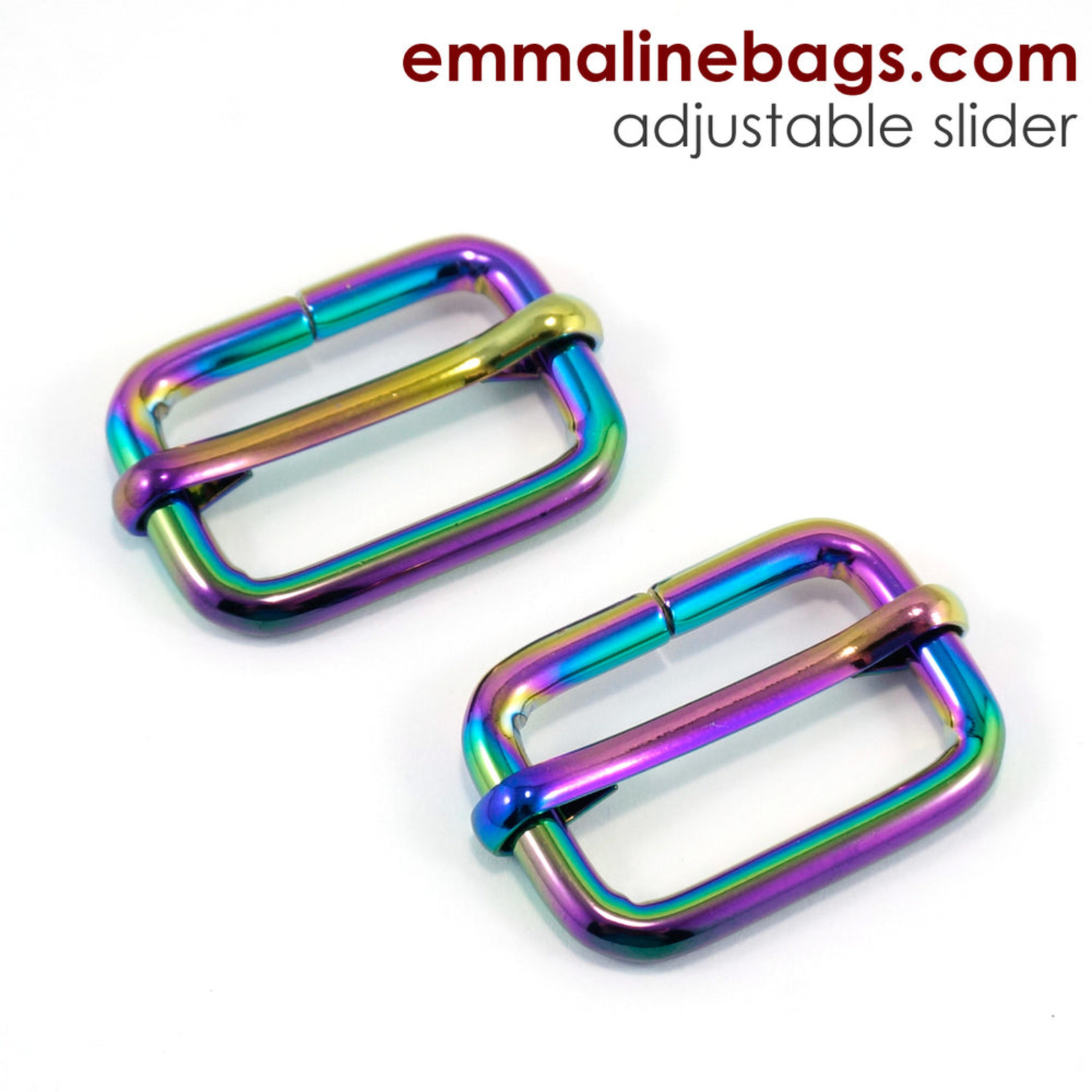 Emmaline Adjustable Sliders (2 Pack) 1 inch