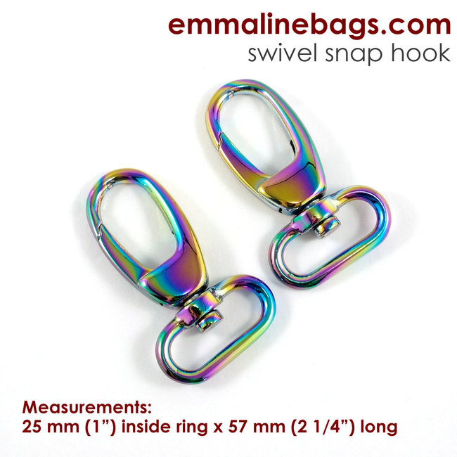 Swivel Snap Hook: Designer Profile (2 Pack) 1 inch