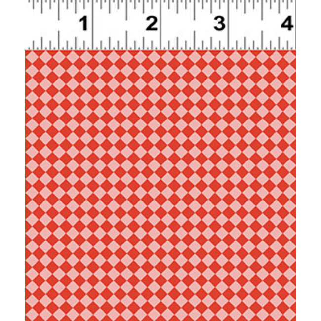 Little Miss, Check, Dark Tomato (Y3527-81) $0.20 per cm or $20/m